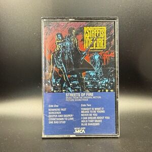STREETS OF FIRE Movie Cassette Tape Music Original Motion Picture Soundtrack
